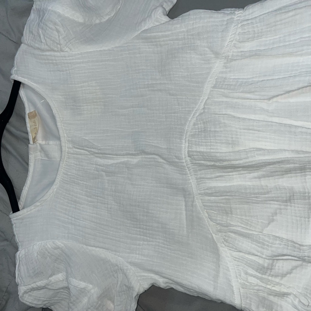 Altard State White Gauze Dress SZ Medium - Picture 4 of 8